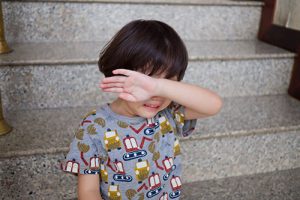 children - embarrassed child