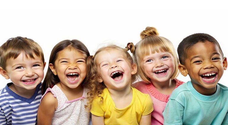 Encouraging laughter enhances the wellbeing of children